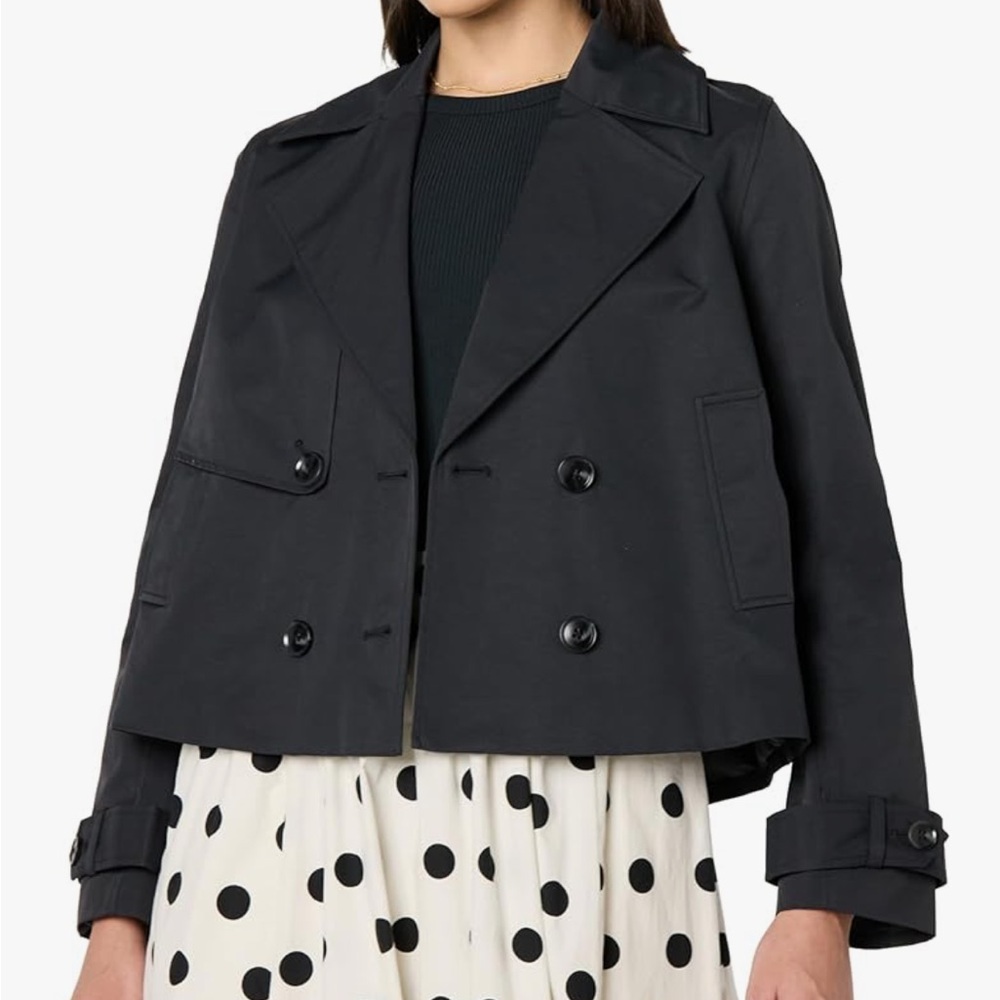 NWT the drop Mara cropped trench coat